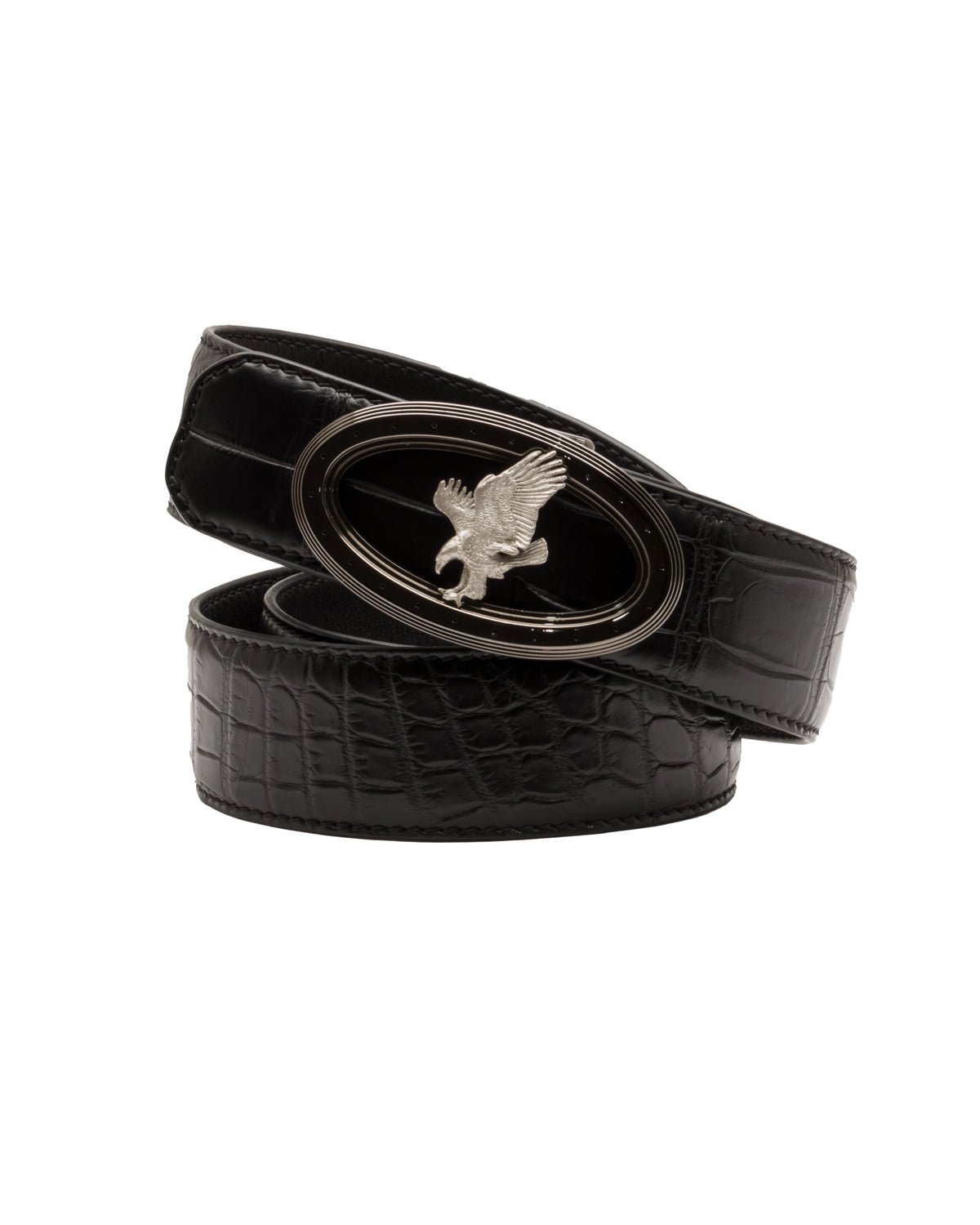 Crocodile Leather Belt